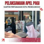 Pelaksanaan Apel Pagi Kantor Pertanahan Kota Probolinggo