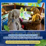 Kantor Pertanahan Kota Probolinggo berkolaborasi dengan UPTD Puskesmas Jati