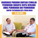 koordinasi bersama Dinas Perumahan dan Permukiman Kota Probolinggo terkait pelaksanaan Program Bantuan Stimulan Perumahan Swadaya (BSPS) bagi Masyarakat Berpenghasilan Rendah (MBR)