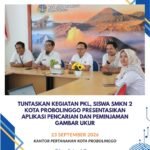Siswa SMK Negeri 2 Kota Probolinggo Presentasikan Aplikasi Pencarian dan Peminjaman Gambar Ukur