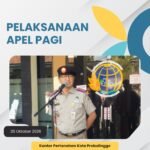 pelaksanaan Apel Pagi Selasa pagi (20/10) pelaksanaan Apel Pagi di halaman Kantor Pertanahan Kota Probolinggo